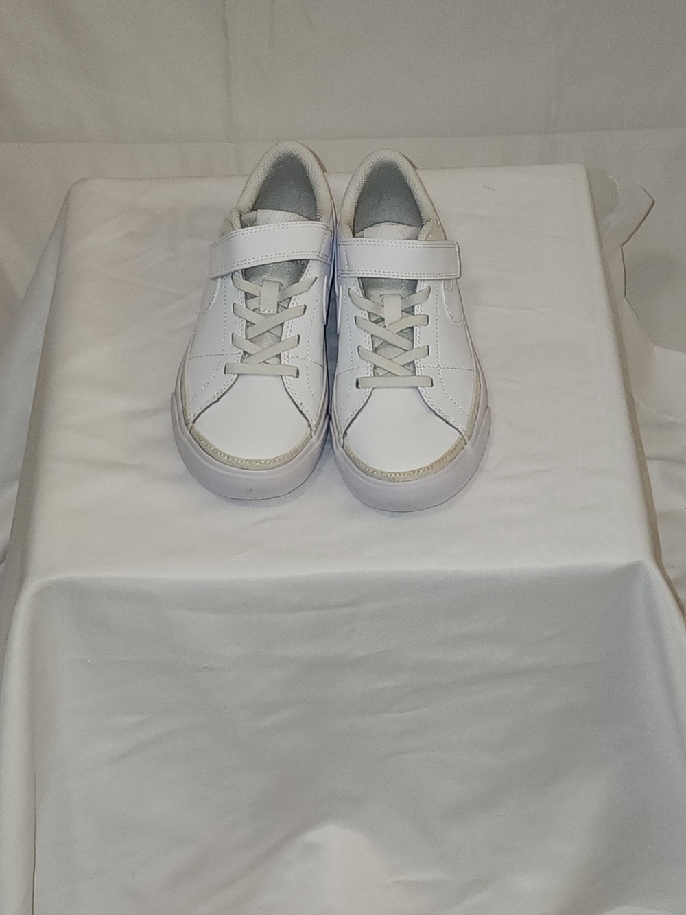 Nike Court Legacy Kids White Sneakers – Size 1Y